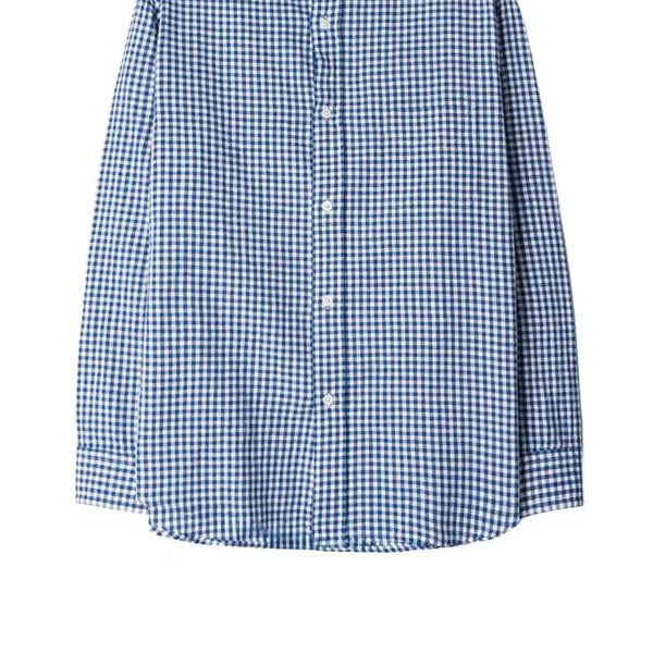 [BUNJANG] Hausbacken Gingham Shirt Blue / [4] 하우스바켄 깅엄 셔츠(블루)