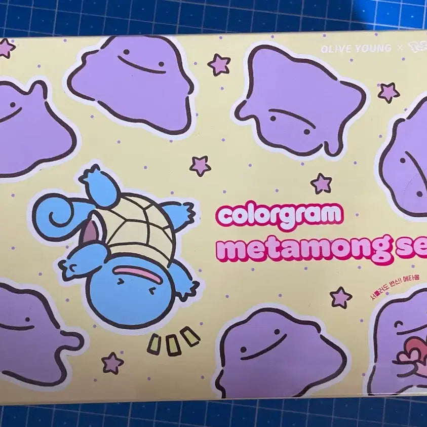 [BUNJANG] Colorgram Pokemon 30th Edition Metamon Lip Tint Set with Stickers / 컬러그램 메타몽 세트 올리브영 포켓몬 30주년 에디션+ 띠뿌씰