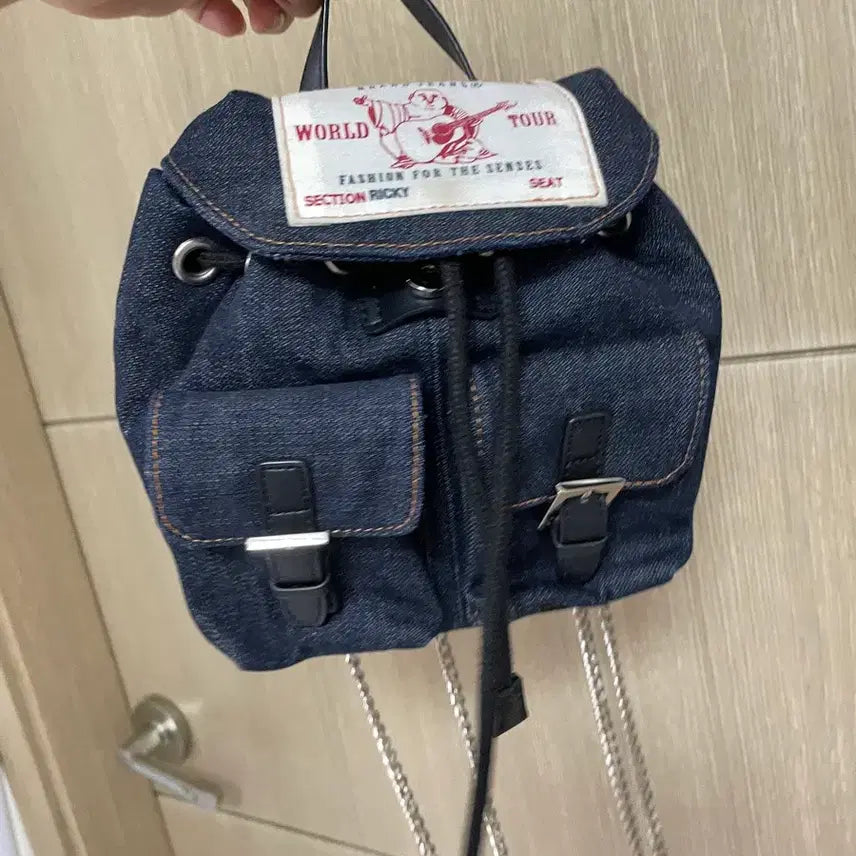 [BUNJANG] True Religion Denim Backpack / 트루릴리젼 데님 백팩