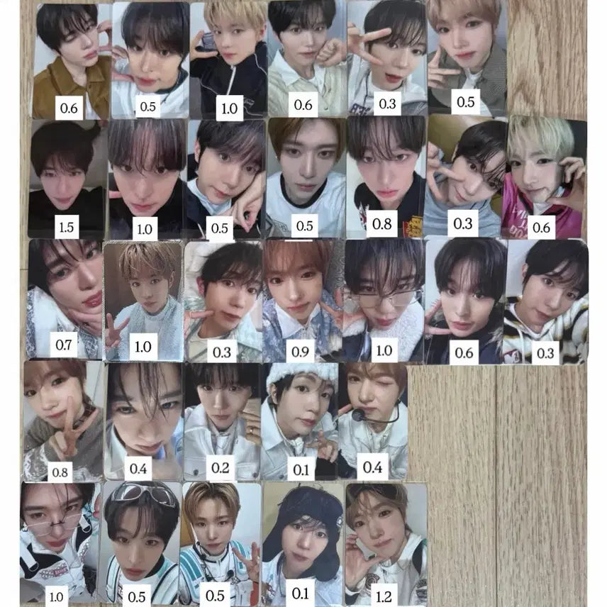 [BUNJANG] NCT WISH Singpore MakeStar Sion Yushi Jaehee Sakua Photocard Split Set / 엔시티위시싱가포르메이크스타ny뮤직시온리쿠유우시재희료사쿠야포카분철