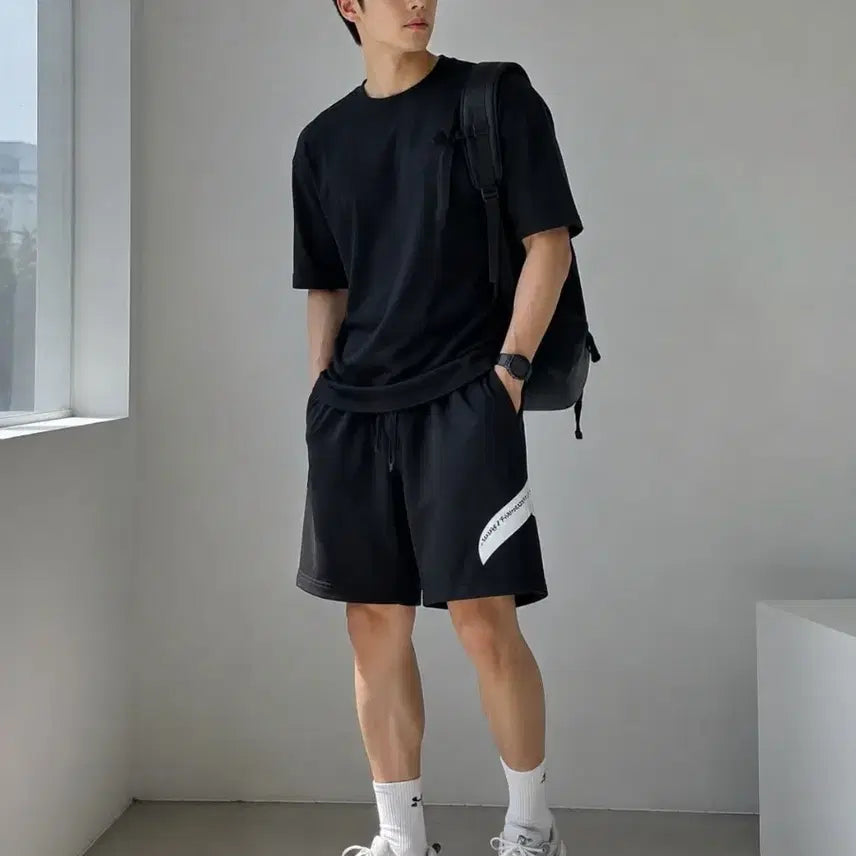[BUNJANG] ROKA Black Bending Shorts (Size 33-34) / 33~34/로카 검정밴딩 반바지