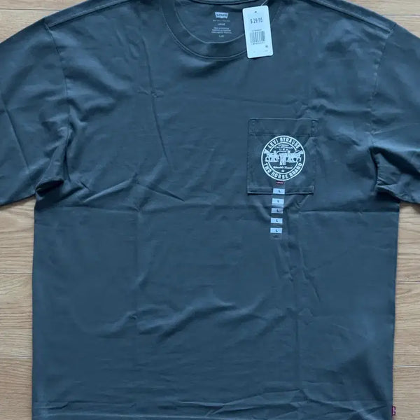 [BUNJANG] Levi's Short Sleeve Pocket T-Shirt / 리바이스 반팔 포켓 티셔츠