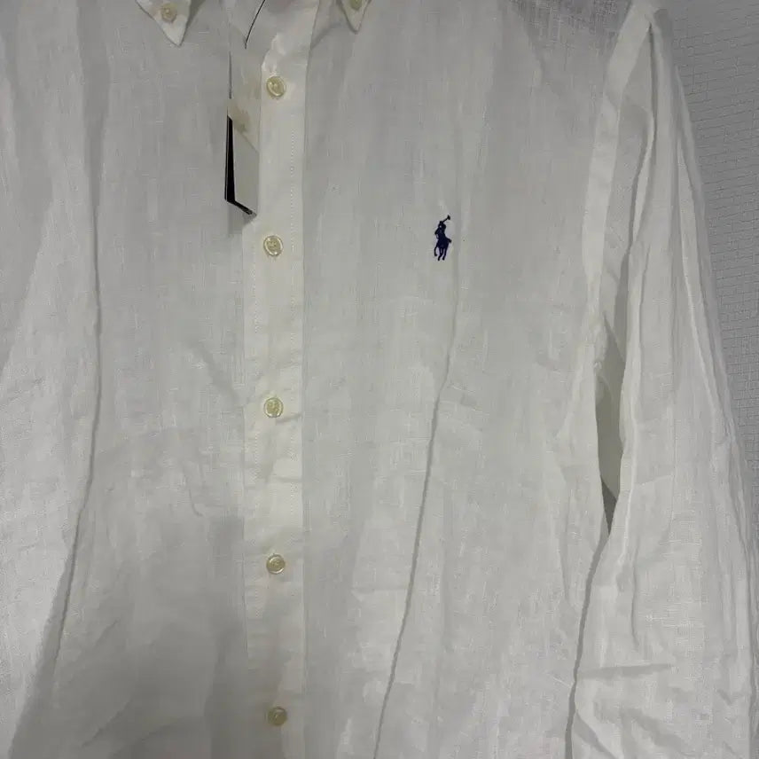 [BUNJANG] Polo Ralph Lauren Linen Shirt White / 폴로 린렌 M