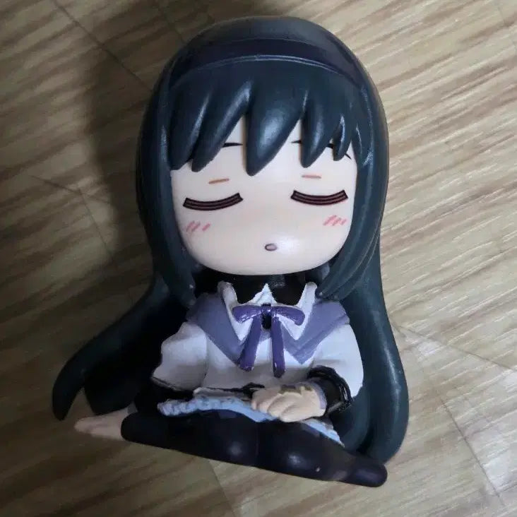 [BUNJANG] Puella Magi Madoka Magica Homura Akemi Shoulder Perching Figure (Opened) / 마마마 호무라 어깨쿵 개봉 판매합니다