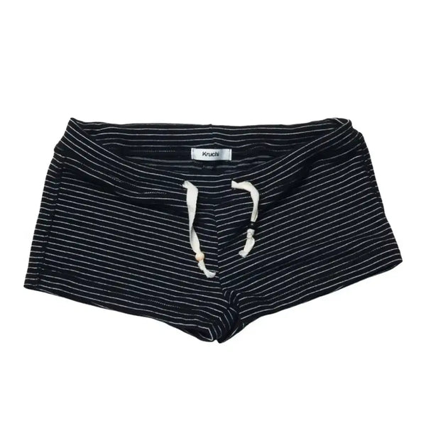 [BUNJANG] Cruci Lab Stripe Micro Shorts / 크루치 랩 스트라이프 마이크로 쇼츠