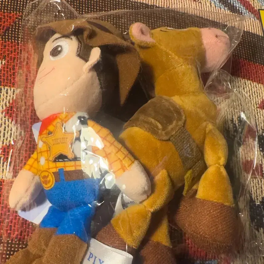 [BUNJANG] CGV Woody & Buzz Lightyear Plush Keychain Set / cgv 우디 키링 인형