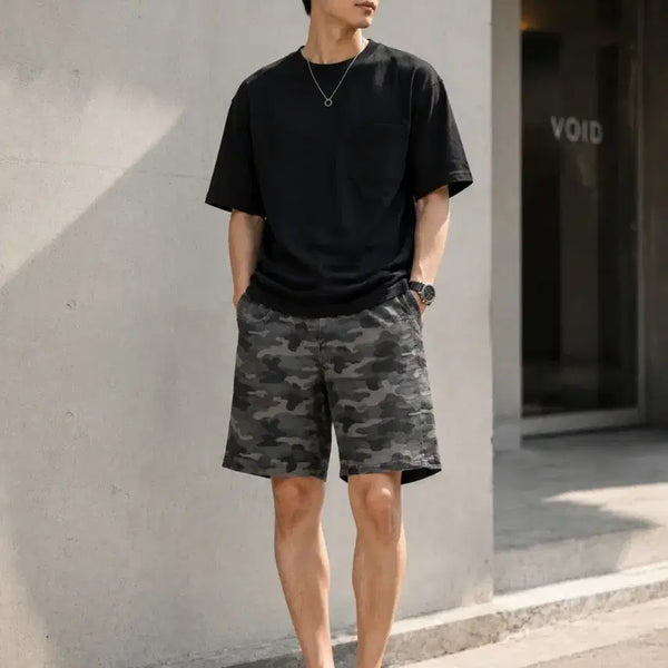 [BUNJANG] Camouflage Cargo Shorts / 30/카모플라주 반바지