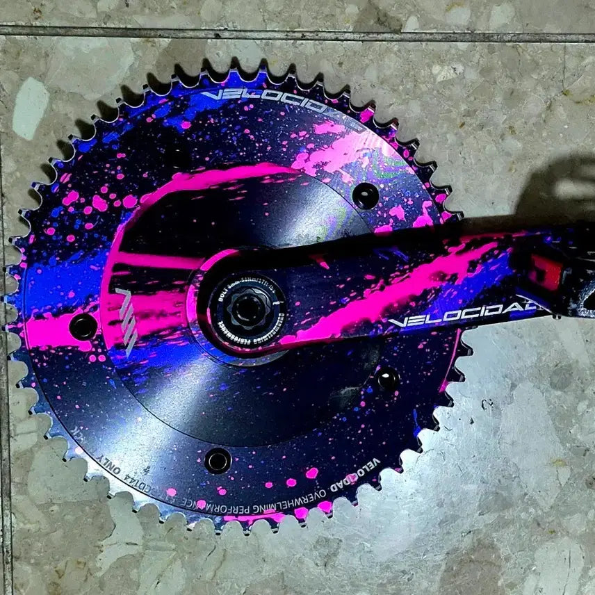 [BUNJANG] Velocidad Marble Disc Crankset 51T / (네고ㄱㄴ)벨로시닷 마블 디스크 크랭크 판/교 무하자급 51t