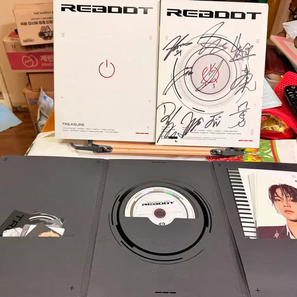 [BUNJANG] TREASURE REBOOT 2nd Album Signed Album Photocard & Goods / 트레저 싸인앨범,포카외 굿즈(TREASURE)정규 2집 앨범인 [REBOOT].2023