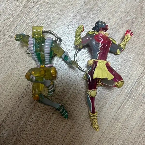 [BUNJANG] JoJo's Bizarre Adventure The World & Star Platinum Figure Keychain Bundle Set / 일괄)죠죠의 기묘한 모험 더 월드 스타플래티나 피규어 키링 죠죠