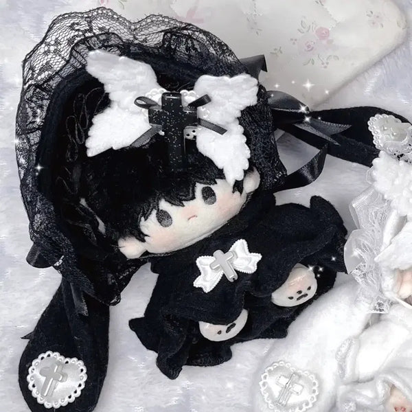 [BUNJANG] 10cm Doll Clothes Magic Bunny Black / 10cm 인형옷 파이어플라이 매직버니 블랙