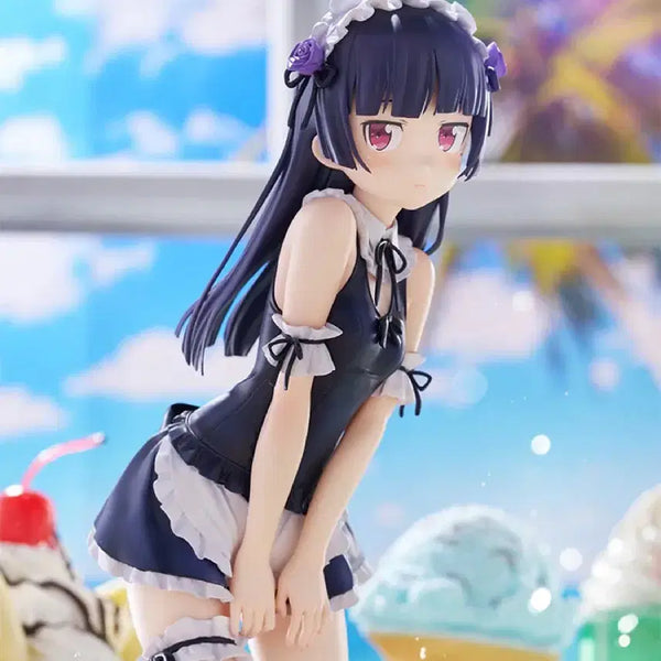 [BUNJANG] FURYU Tenitol Kuroneko Swimsuit Maid Figure / 후류 테니톨 쿠로네코 수영복 메이드 내여귀