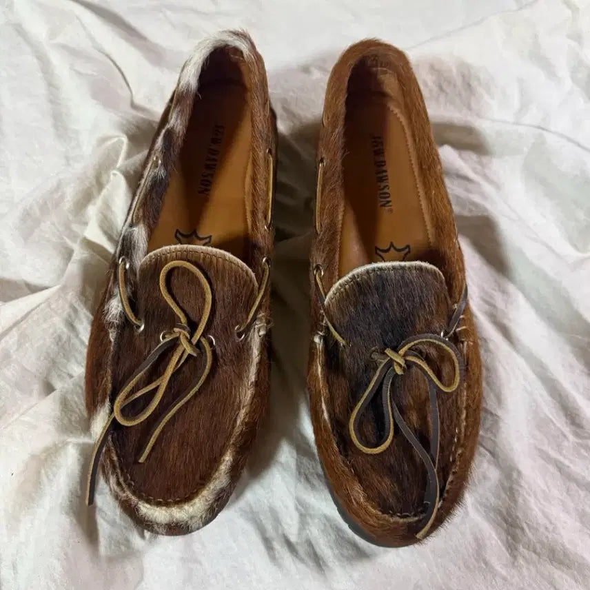 [BUNJANG] J&W. DAWSON Calf Hair Loafer / [황금270/극희귀]  J&W. DAWSON 송치 가죽 로퍼