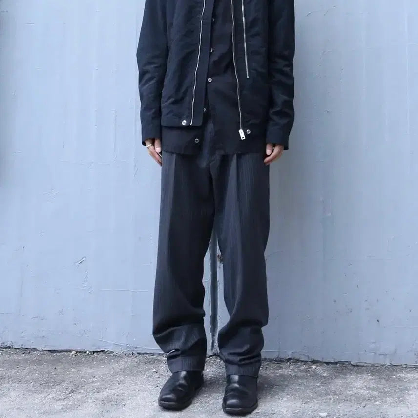 [BUNJANG] Onward Kashiyama Pinstripe Slacks / (꼼데가르송 맛) 온워드 카시야마 핀스트라이프 슬랙스