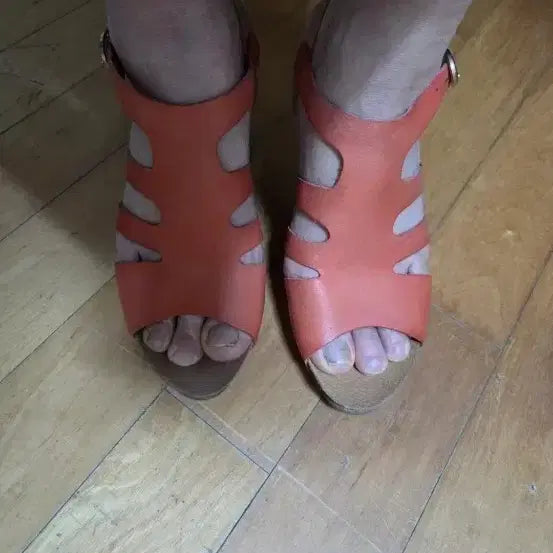 [BUNJANG] Orange Sandals / 오렌지 샌들