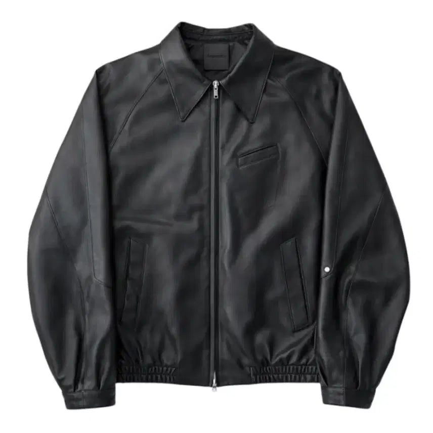[BUNJANG] Mudeul A4 Leather Jacket / 머듈 a4 래더 자켓