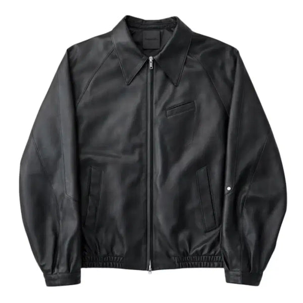 [BUNJANG] Mudeul A4 Leather Jacket / 머듈 a4 래더 자켓