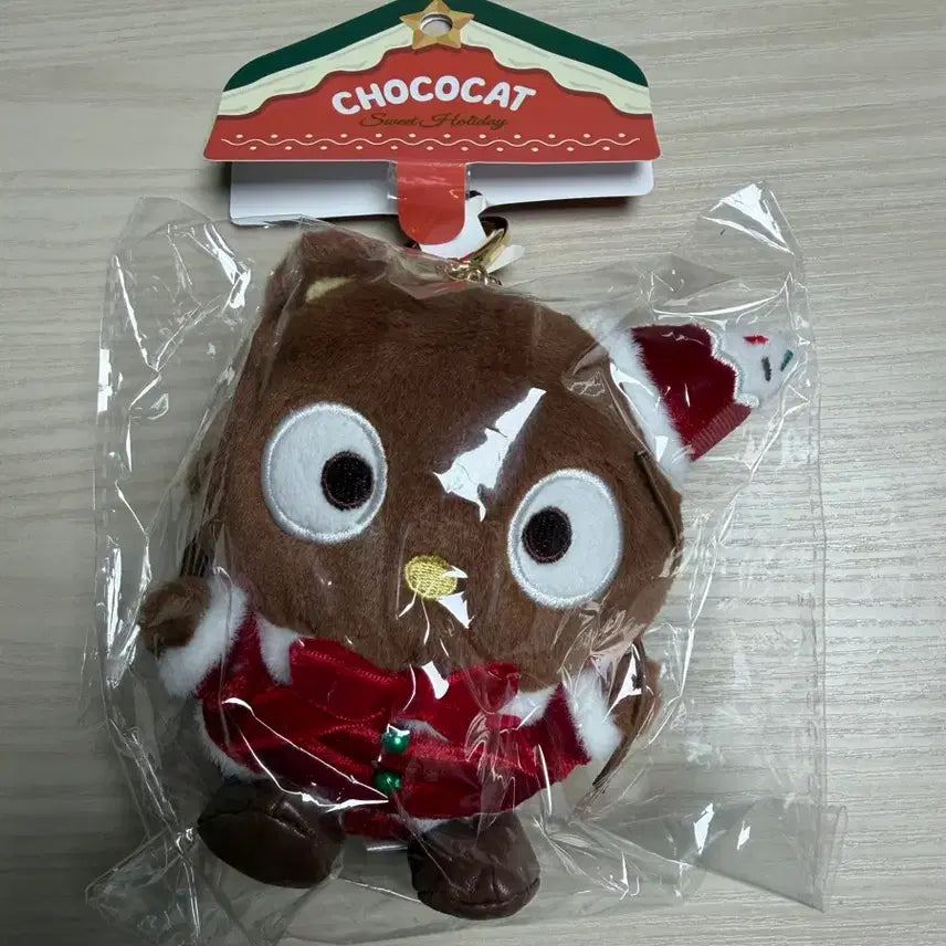 [BUNJANG] Sanrio Chococat Sweet Holiday Plush Keyring (Sealed) / 산리오 초코캣 팝업 스위트 홀리데이 인형 키링 새상품 미개봉