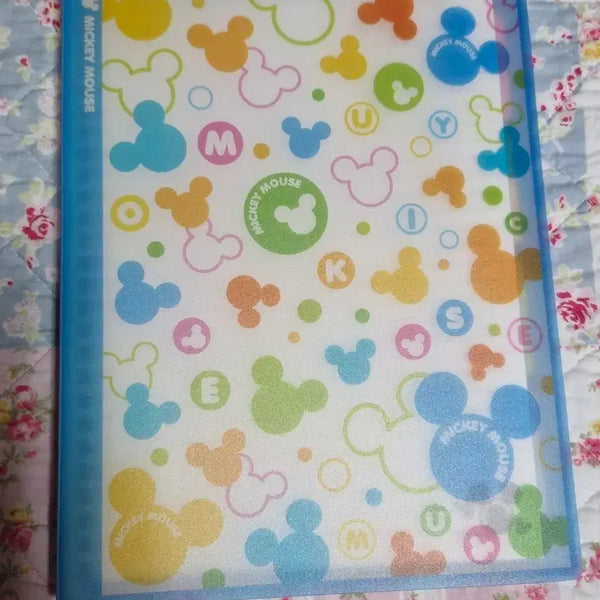 [BUNJANG] Disney Mickey Mouse 2008 File Holder Notebook Stationery / 새상품 (희귀 고전 문구) 2008년 디즈니 미키마우스 노트 금홍팬시