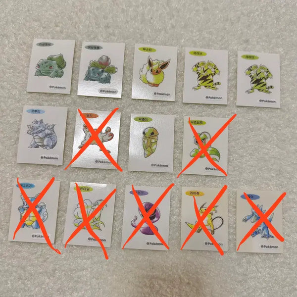 [BUNJANG] Pokemon 30th Anniversary Artwork Bread Stickers / 포켓몬 30주년 아트워크 띠부씰 판매합니다
