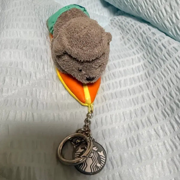 [BUNJANG] Starbucks Jeju Edition Surfing Bear Keyring / 스타벅스 서핑베어 키링 제주에디션