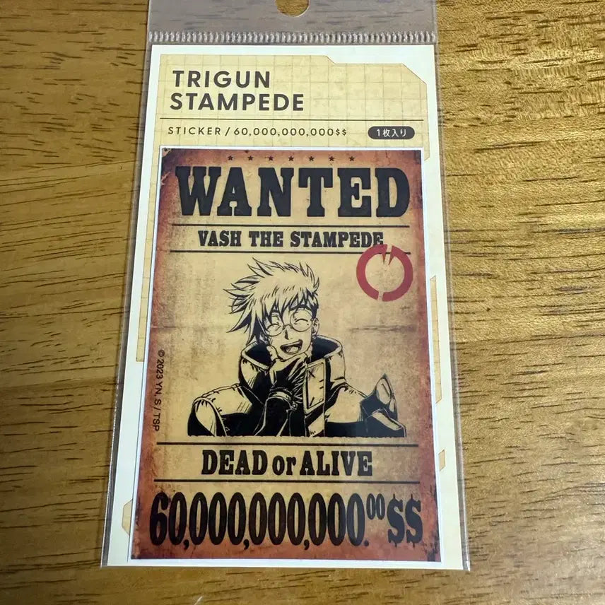 [BUNJANG] Trigun Stampede Sticker / 트라이건 스탬피드 스티커