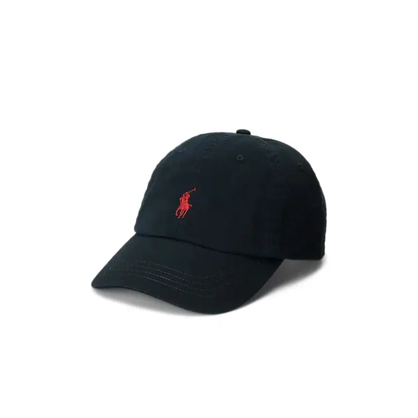[BUNJANG] Polo Ralph Lauren Black Red Pony Cap / 정품 폴로 볼캡