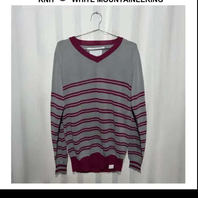[BUNJANG] White Mountaineering Knit Sweater / White mountaineering 니트