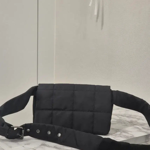 [BUNJANG] Quilted Crossbody Bag Black / 블랙 패딩 퀼팅 크로스백