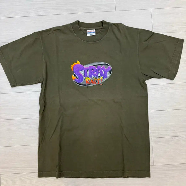 [BUNJANG] Stray Kids Short-Sleeve T-Shirt Olive S / 스트레이 래츠 반팔 티셔츠 올리브 S