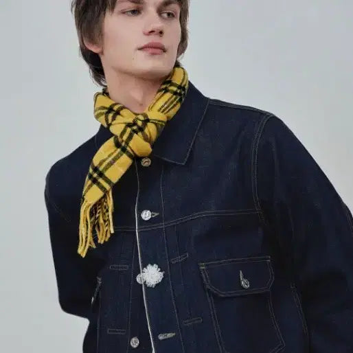 [BUNJANG] STU Selvage Denim Jacket L Size / STU 셀비지 데님자켓 L사이즈