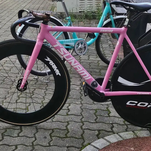 [BUNJANG] Tsunami Pixie Track Bike Pink / 쓰나미 100 픽시 연핑크 판매/대차