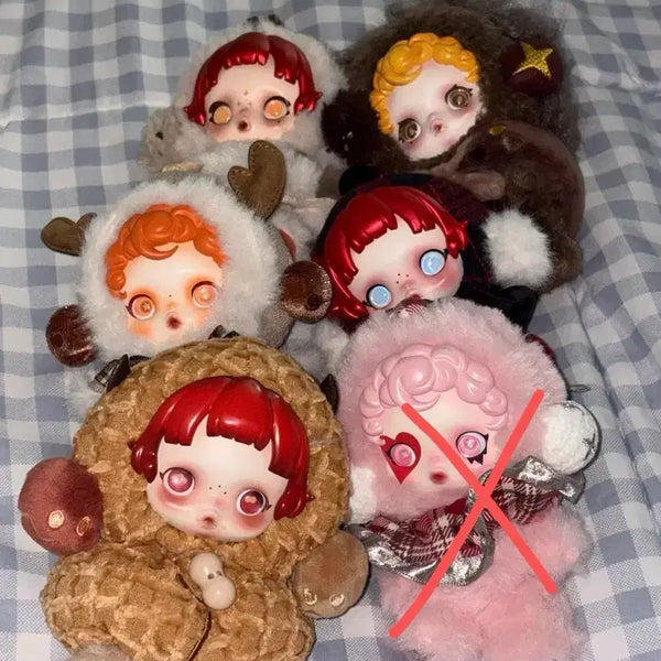 [BUNJANG] Pop Mart Skullpanda 6 Types Charm Set / 팝마트 스컬판다 키링 6종