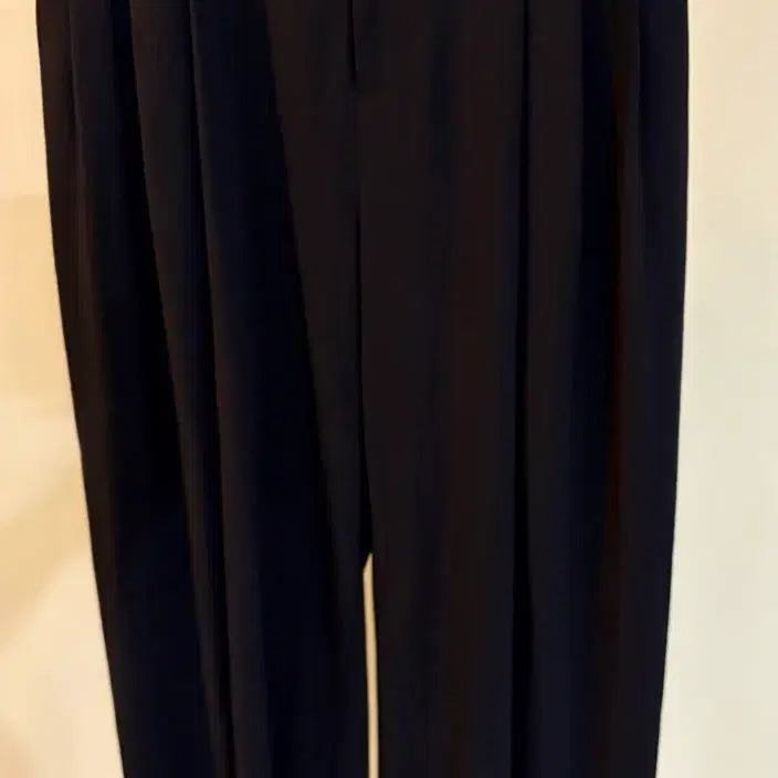[BUNJANG] Songzio Homme Level Volume Linen Wide Pants Black Size 82 / 송지오 옴므 레벨볼륨 린넨 와이드 팬츠 블랙 82사이즈