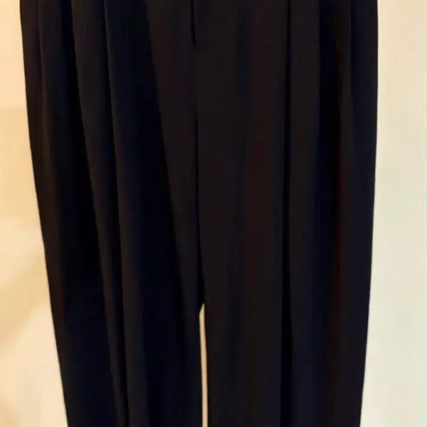 [BUNJANG] Songzio Homme Level Volume Linen Wide Pants Black Size 82 / 송지오 옴므 레벨볼륨 린넨 와이드 팬츠 블랙 82사이즈