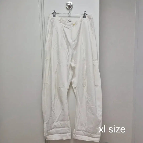 [BUNJANG] ETHOS Wide Pants White XL / ETHOS 와이드 팬츠 화이트 XL