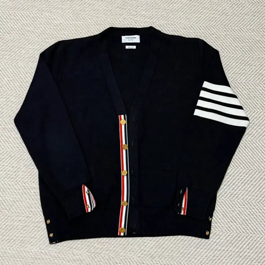[BUNJANG] Thom Browne Milano Stitch Cardigan Gold Button / 톰브라운 밀라노스티치 금장 가디건 팔아요~