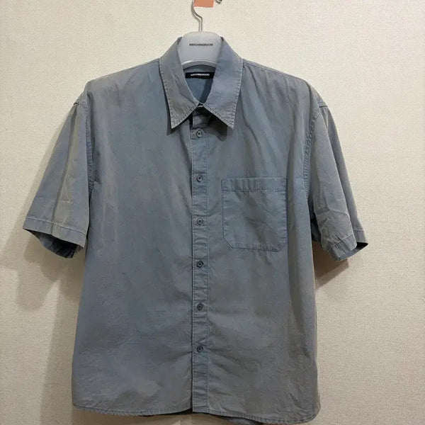[BUNJANG] Haechingroom Arrow Shirt Bleached Sax Size 2 / 해칭룸 Arrow Shirt Bleached Sax