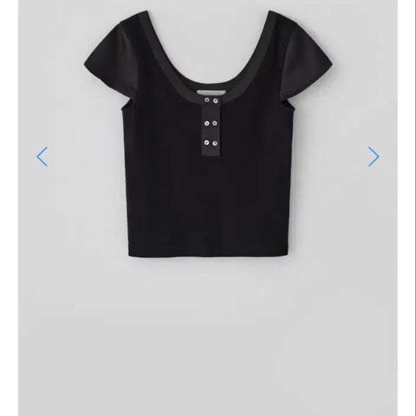 [BUNJANG] Thanat Henry Button Top Black / (새상품)타낫 헨리 버튼 탑 블랙