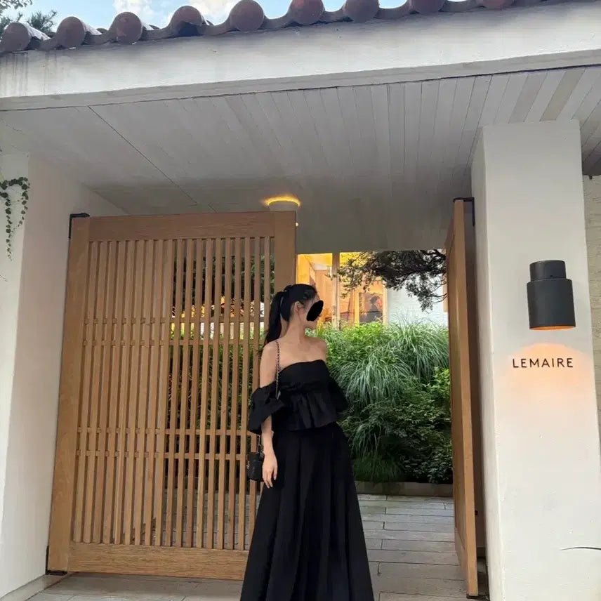 [BUNJANG] The Lorange Palazzo Set / 더로랑 빨라조, h&m 오프숄더 세트