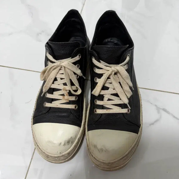[BUNJANG] Rick Owens Canvas Sneakers - Size 41 / 릭오웬스 컨버스 41