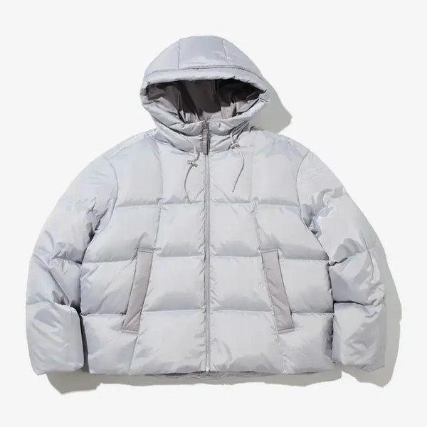 [BUNJANG] NONTYPE Contrast Comfy Down Parka Light Gray / 논타입 콘트라스트 컴피 다운 파카 라이트 그레이 00M