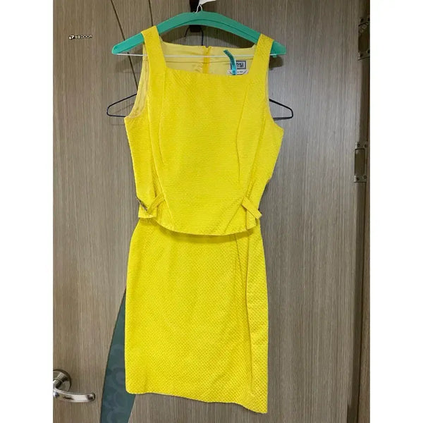 [BUNJANG] Versace Classic Yellow Two-Piece Set / 주말만 세일} Versace Classic 옐로우 투피스 세트