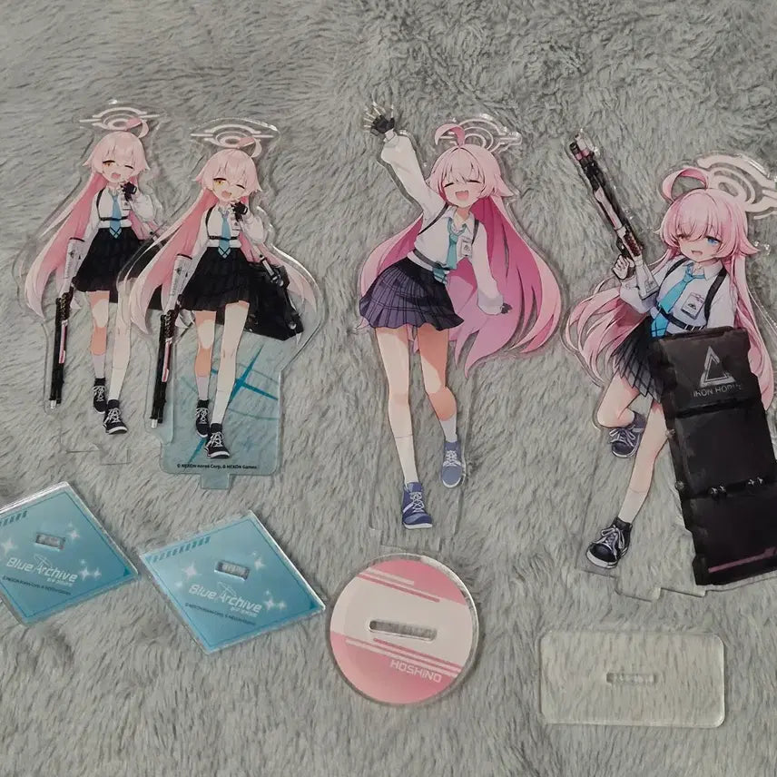 [BUNJANG] Blue Archive Hoshino Acrylic Stand Bundle Set / 블루아카 블루아카이브 호시노 아크릴 스탠드 일괄