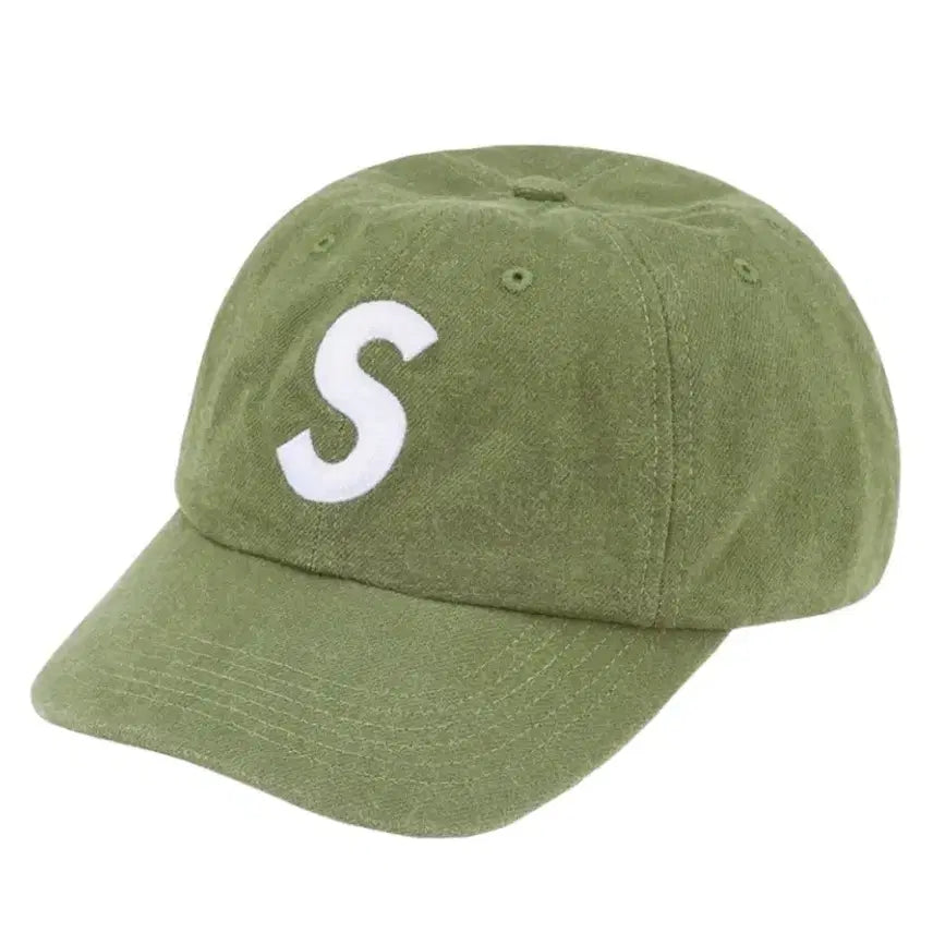 [BUNJANG] Supreme Kevlar Denim S Logo 6-Panel Cap Olive / 슈프림 케블라 데님 S로고 6패널 캡 올리브