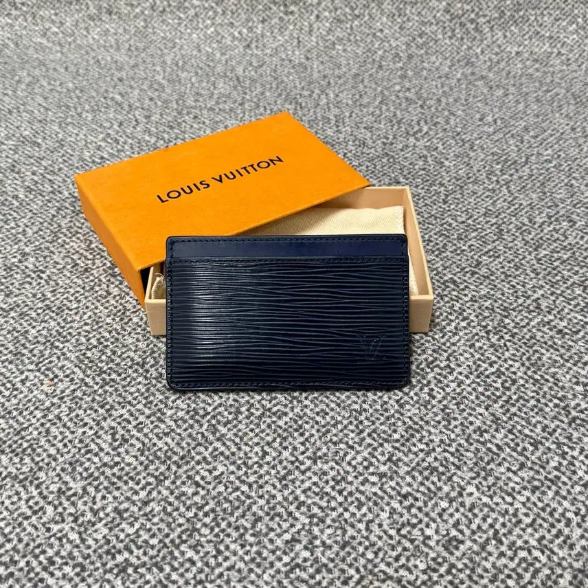 [BUNJANG] Louis Vuitton Epi Card Holder Navy / 루이비통 에피 카드홀더 카드지갑 네이비