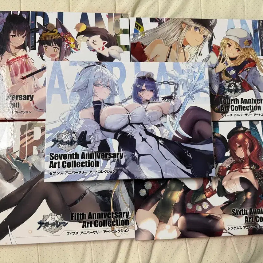 [BUNJANG] Azur Lane Art Book Collection Volumes 3-7 / 아주르레인 벽람항로 아트북 일러스트 화집 아트콜렉션 3-7 5권 택포17.4
