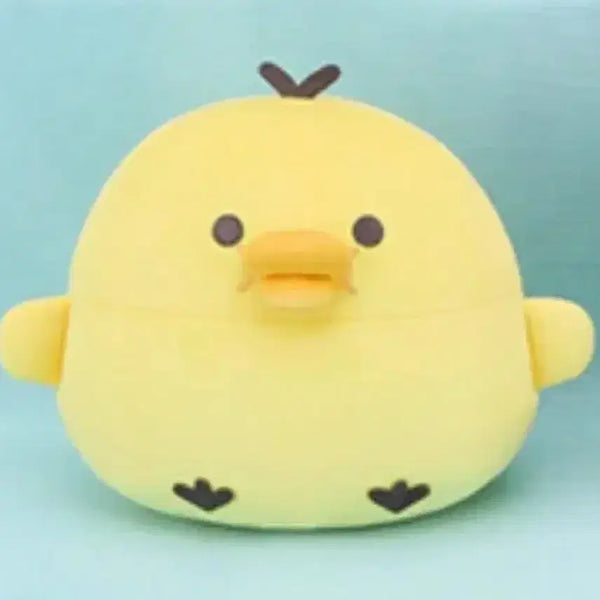 [BUNJANG] Rilakkuma Manpuku Tenori "Full Belly" Series Kaiyori Sitting Doll / (미개봉) 리락쿠마 만푸쿠 테노리 배불러 시리즈 인형 키이로이토리 새 상품