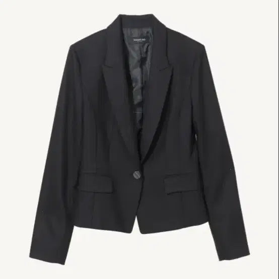 [BUNJANG] Kenneth Lady Single Jacket Black Blazer / 케네스레이디 싱글자켓 블랙 하객룩 정장 블레이저 xs, s 85,90사이즈  44-55반