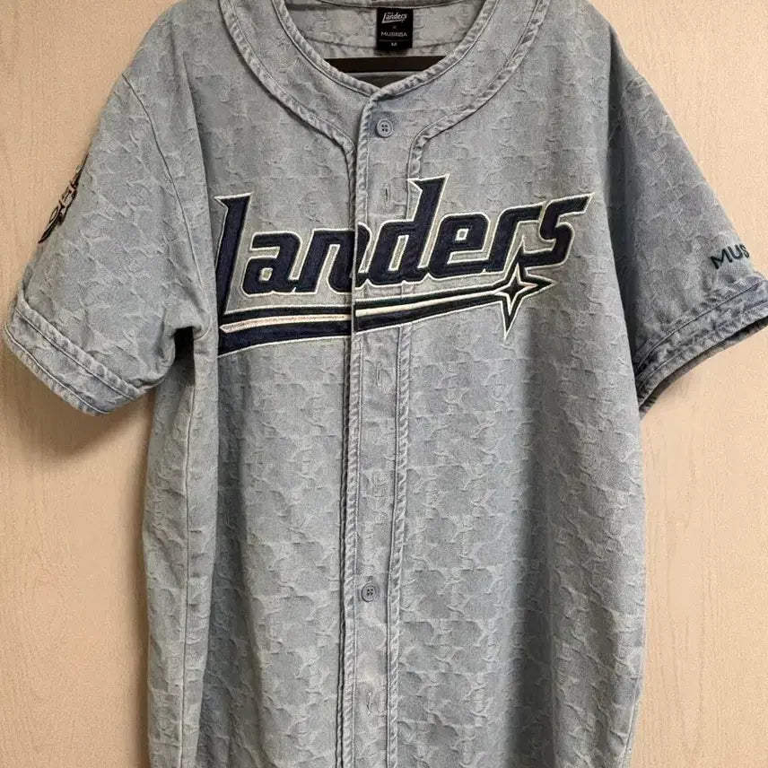 [BUNJANG] Kim Kwang-hyun 2000K Commemorative Denim Jersey M / 김광현 2000K 데님 유니폼 M